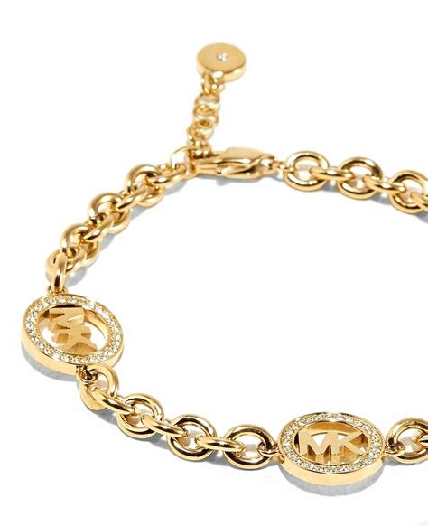 michael kors armband plak vergoldet|michael kors charm bracelet.